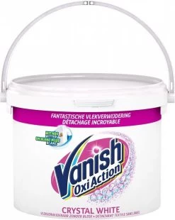 Vanish Oxi Action Crystal White Base Poeder - Voor Witte Was - 2,4 Kg -Schoonmaakartikelen Winkel 957x1200
