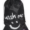 Wonair - Grote Waszak - Laundry Bag - Wash Me - 60x90cm - Zwart - Met Trekkoord -Schoonmaakartikelen Winkel 959x1200 1