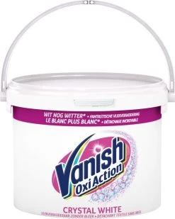 Vanish Oxi Action Crystal White Base Poeder - Voor Witte Was - 2,4 Kg -Schoonmaakartikelen Winkel 959x1200