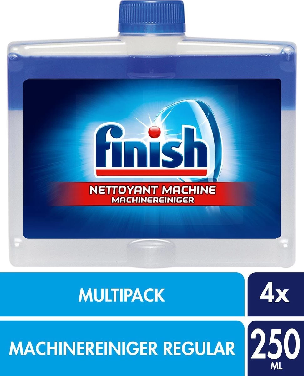 Finish Integrale Machinereiniger Regular Vaatwasser - 4x 250 ML - Voordeelverpakking 6 Finish Integrale Machinereiniger Regular Vaatwasser - 4x 250 ML - Voordeelverpakking - Afbeelding 4