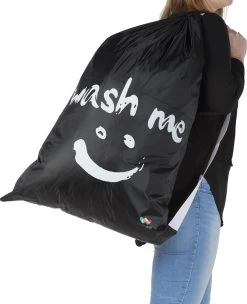 Wonair - Waszak Groot - 60x90cm - Zwart - Met Trekkoord En Draagband -Schoonmaakartikelen Winkel 974x1200 1