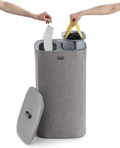 Tota Wasmand, 60 L, 2 Compartimenten, Grijs - Joseph Joseph 23 Tota Wasmand, 60 L, 2 Compartimenten, Grijs - Joseph Joseph -Schoonmaakartikelen Winkel 975x1200 2